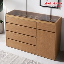라자가구 위드 몽드 1200 드레스룸 아일랜드 4단 서랍장 ym129, 올오크