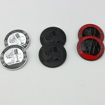 금속 AFFALTERBACH 엠블럼 스티커 57mm 자동차 후드 AMG Mercedes Benz W212 W246 W168 W205 W177 W463 W221 GLC, [03] Black, 03 Black