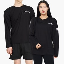 쿨드라이 공군 ROKAF 로카프티 긴팔티 검정 티셔츠