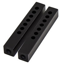 2PCS 금속 범퍼 마운트 홀더 포스트 1/10 RC 크롤러 자동차 축 SCX10 90046 III AXI03007 Traxxas TRX4 TRX6, [01] Black, 01 black
