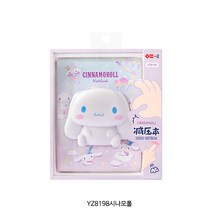 산리오 캐릭터 스퀴시 노트 수첩 메모장 단어장+UPPERCUT 양말, YZ8198시나모롤