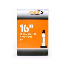 타보자고 16인치 자전거 튜브 16x1.75/2.125 DV (47/57-305) 아동용 전기 자전거 튜브