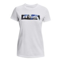 국내매장용 언더아머 프린트 필 워드마크 반팔티 1378969 100