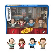 Little People Collector Seinfeld Tv 시리즈 스페셜 에디션 성인 및 팬용 디스플레이 선물 상자 세트 피규어 4개