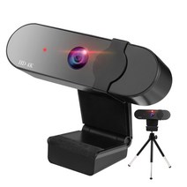 GHSHOP PC 모니터 노트북 라이브 스트리밍을위한 웹캠 컴퓨터 카메라 자동 초점, 4k, 5x3x2.6 인치, ABS