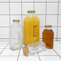 델몬트 레트로 물병 훼미리 쥬스병 -4size, 1500ml