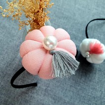 유아 여아 한복 배씨 머리띠