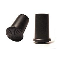 일본직발송 6. 개스트록 【2개 세트】 지팡이 스테크 앞 고무 20MM 블랙 지팡이 끝 고무 독일제 B07RR7G33, 20밀리 2개 세트, One Color