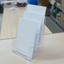 카다로그 메뉴판꽂이 아크릴케이스 A4 3단