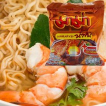태국 라면 마마똠얌 새우맛 똠양꿍 라면 쉬림 크리미 새우면 55g x 20개