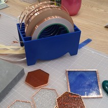 전도성 접지 접점 차폐용 구리 동테이프 6mm x 50M