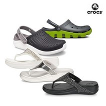 크록스 듀엣 스포츠 클로그 크록밴드 웨지플립 15종택일