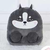 희아랑 허스키 온열발난로쿠션 발열 방한화 실내화 털실내화 털슬리퍼 사무실 컴퓨터할때 USB발난로