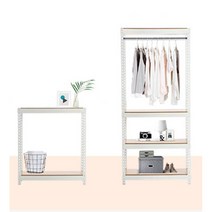 알파룸 펜트리꾸미기 180 2단앵글수납선반 DIY+고무망치 책장 선반대 40평대 생활정리, JSR 독립2단 블랙 180cm 120x50cm