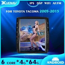 PX6 2 Din 자동차 테이프 레코더 토요타 타코마 2005-2015 안드로이드 앱 다운로드 및 구글 테슬라 스타일 플레이 스토어 지원, 4 64GB CARPLAY