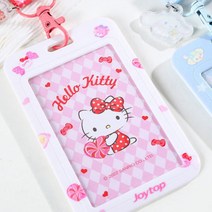 산리오 캐릭터 방울 목걸이 카드케이스 홀더