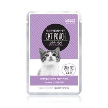 캣퓨어 내추럴 파우치 80g, 건강한고등어, 8개