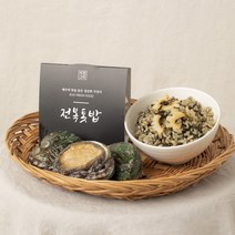 제주지역명물 활전복톳밥300g 5개세트, 전복톳밥5개/맛간장/랜덤미니젓갈