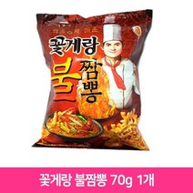 맛있는빙그레 꽃게랑 불짬뽕 70g 1개 아이 사무실 간식 과사무실 대용량 업소용 식당용 간식 소스, 본상품