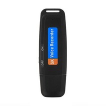 소형녹음기 초소형 볼펜 장시간 녹취 통화녹음 목걸이 시계 usb 사원증 mini dictaphone noise reduction 오디오 레코더 음성 활성화 디지털 보이스 레코더, 검은색