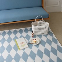 앨리스 다이아 방수 극세사 러그 150x200