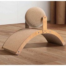 고양이 스크래쳐 수직형 중형 스트레스해소 고양이필수품, A 소형 (아치형)