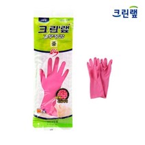 크린랩 ES 고무장갑 (M)중_100켤레, 핑크