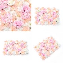 라온지니 조화 꽃벽 60X40CM 웨딩포토부스 포토월 벽조경