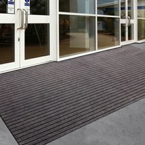 현관발매트 가정용 싱크대 발판 입구 사무실 거실 러그 주방 미끄럼 방지 바닥 매트 대형 쇼핑몰 복도 카펫 회색 카키색 빨간색 현관 도어 절단 가능, coffee stripe_60x90cm(1pcs)