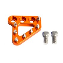 클러치 레버 리어 브레이크 페달 스텝 기어 시프터 leve tip for ktm 690 smc enduro duke 990 Adventure 125 250 350 450 530 s, 스텝 플레이트 오렌지