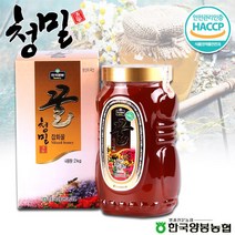 [양봉농협]등급있는 청밀 야생화꿀 2kg/HACCP인증, 1개, 단품