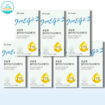 닥터린 초임계 알티지오메가3 1025mg 송중기오메가3 혈액순환 + 혈중지질 + 눈건조개선 식물성 홈쇼핑완판인기상품 비린내안나는 속냄새안나는 목넘김쉬운 코스트코, 7개월분-싱글팩 할인가(인기)