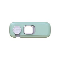 세면대 세면기 손잡이 선반 서랍 싱크대 싱크대잠금 안전 캐비닛 잠금 도어 보안 보호 안티 핀치 손 냉장고 버클, 07 1PCS Green