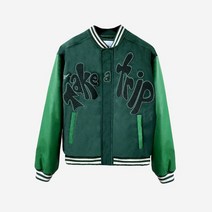 하우스 오브 써니 테이크 어 트립 봄버 그린 House of Sunny Take A Trip Bomber Green