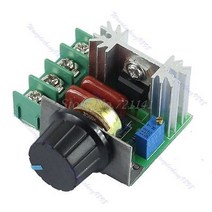 AC 220V 2000W SCR 전압 조정기 디밍 조광기 속도 컨트롤러 온도 조절기 드롭쉽, 한개옵션0