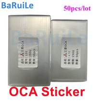 OCA광학 투명 접착제 아이폰 5 6 7 8 플러스 XS 11 12 13 14 프로 맥스용 미쓰비시 스크린 필름 라미네이팅, 13 50x 14