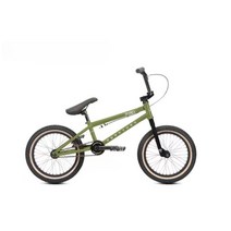 하로 BMX자전거 16인치 18인치 BMX 묘기자전거, 16인치 아미 그린