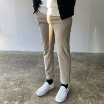미꼬장 남자편한바지 스판슬랙스 링클프리 히터기모밴딩
