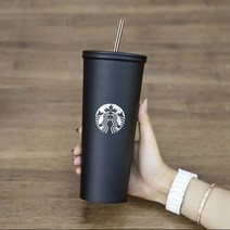 스타벅스 빨대텀블러 스테인리스 콜드컵 710 ml, Q.블랙 여신 710ml