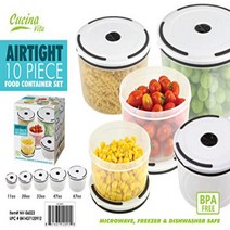 Max Sales Group AIRTIGHT Storage - Round - 10 PC null, 1, 기타