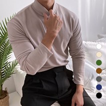 남자 반목폴라 모크넥 니트 하프넥 반폴라 빅사이즈 머슬핏