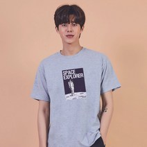키밍 우주 탐험가 space 캐릭터티 남자얇은티셔츠