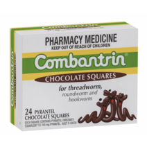 [호주산] 온가족이 함께 먹는 초콜릿맛 구충제 회충제 24squares, 1팩