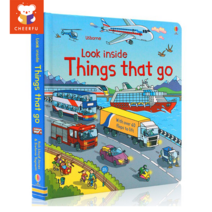 Usborne 플랩북 Look Inside Trains Food 어린이 영어 그림책, Things That Go