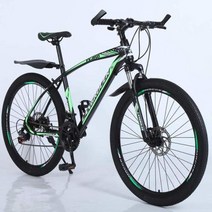 자전거 MTB 입문용 26 / 29 인치 산악 자전거 21/24 스피드 라이딩 아웃도어, 04 green_01 24inch_02 24