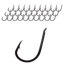 블랙니켈감성돔대용량바늘 블랙니켈코팅 감성돔 참돔 돌돔 벌크바늘 지누바늘 카본훅, 1개