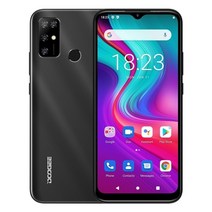 doogee x96 pro 4gb 64gb 스마트폰 6.52 인치 5400mah 11, 32GB tf 카드 추가, 검은색