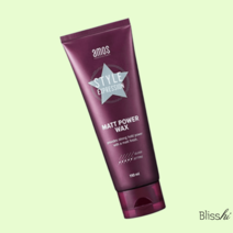 아모스 매트 파워왁스 세련된 스타일링 부드러운 발림성 강력한 세팅력 윤기, [BH]세련된 볼륨 매트 파워왁스 110ml, 1개