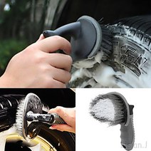 리시안제이 타이어 세차 브러쉬 자동차청소도구 자전거브러쉬