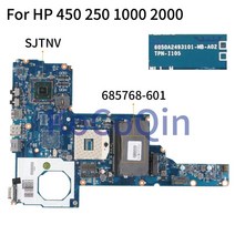 메인보드 마더보드 hp 1000 2000 450 250 hm70 노트북 sjtnv, 지원 셀러론